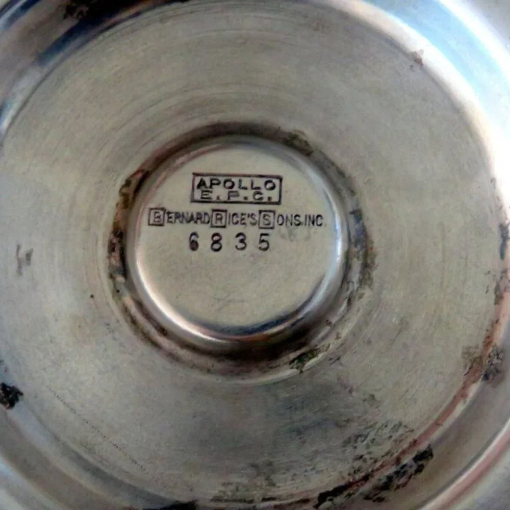 Vintage Antique Bernard Rice's Son's Inc Apollo EPC Ice Bucket 6835